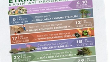İzmir’de kasım ayı tabiatla iç içe geçecek