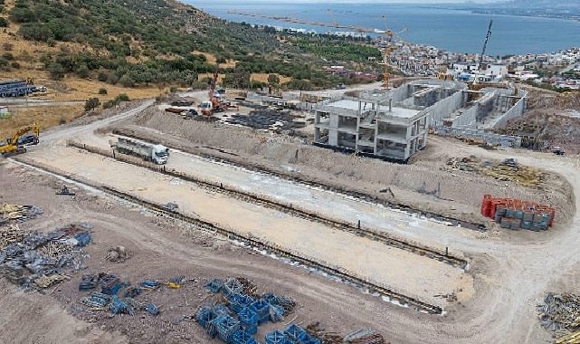 İzmir’in üçüncü büyük arıtma tesisi Dikili’de yükseliyor
