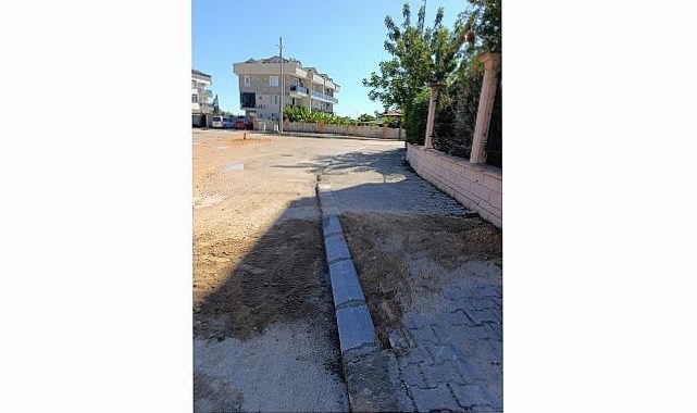 Kemer’de altyapı çalışmaları sürüyor