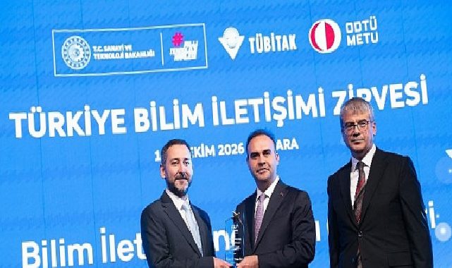 Konya Bilim Merkezi’ne Bilim Bağlantısına Katkı Mükafatı