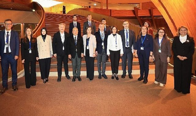 Lider Büyükakın, Strazburg’da heyet başkanı