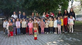 Lider Çerçioğlu çocukların gelişimleri için yanlarında olmaya devam ediyor