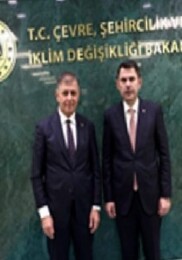 Lider Tugay, Bakan Kurum’u ziyaret etti