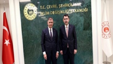 Lider Tugay, Bakan Kurum’u ziyaret etti