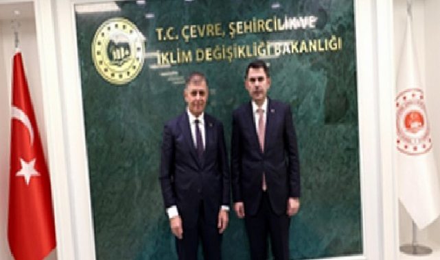 Lider Tugay, Bakan Kurum’u ziyaret etti
