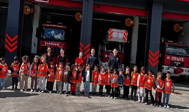 Minikler itfaiyeyi yakından tanıdı