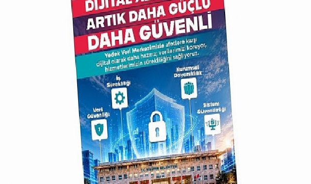 Nilüfer Belediyesi dijital altyapısını garantiye aldı