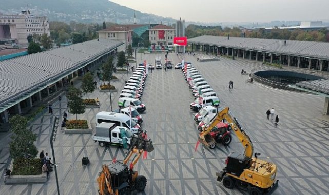 Osmangazi Belediyesi Araç Filosunu 41 Yeni Araçla Güçlendirdi