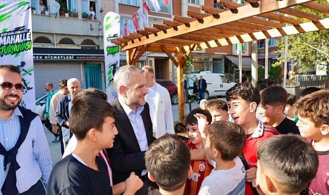 Şehit Esma Çevik Parkı yenilendi, açılış mahalle turnuvasıyla taçlandı