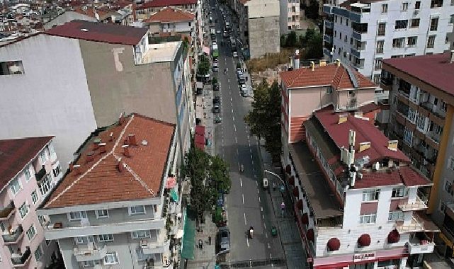 Şehit Numan Dede Caddesi yeni yüzüyle hizmette