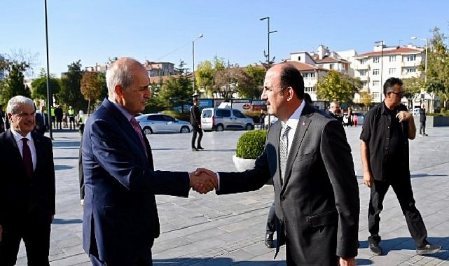 TBMM Başkanı Numan Kurtulmuş, Konya Büyükşehir Belediye Lideri Uğur İbrahim Altay’ı Ziyaret Etti