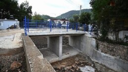Tekirova’daki köprü taşkın riskine karşı yenilendi