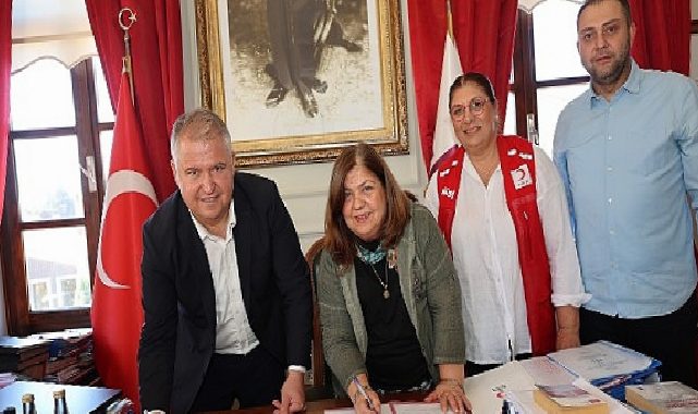 Urla Belediyesi ve Türk Kızılayı Urla Şubesi’nden toplumsal dayanışmayı güçlendirecek iş birliği