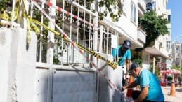 Yenişehir Belediyesi çökme bölgesinde tüm tedbirleri aldı